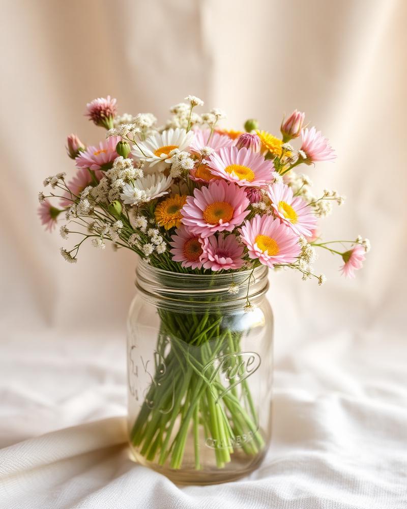 Mason Jar Arrangement